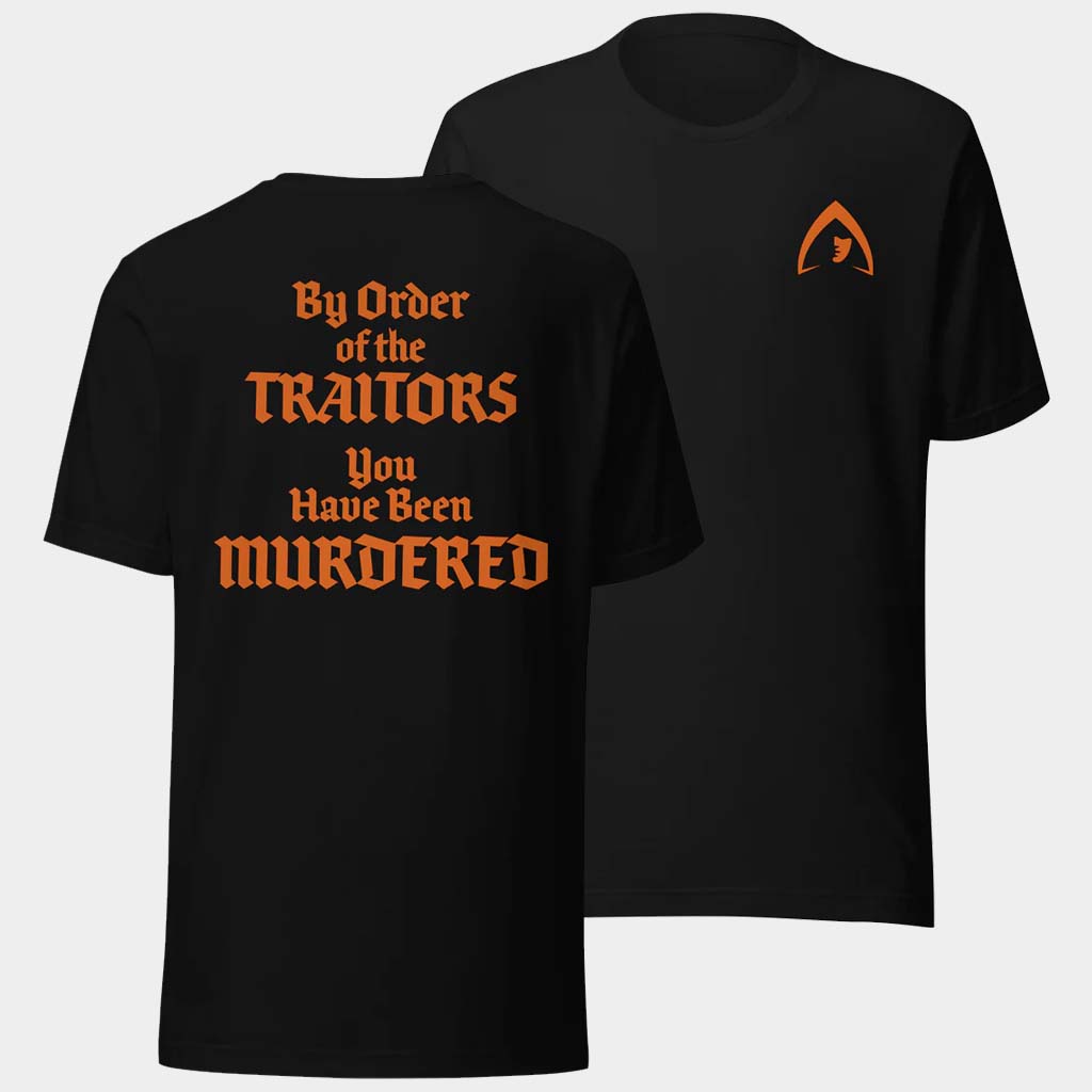 Traitors Merch Icon Quote T-Shirt By Order Of The Traitors Shirt Birthday Ideas For Him
