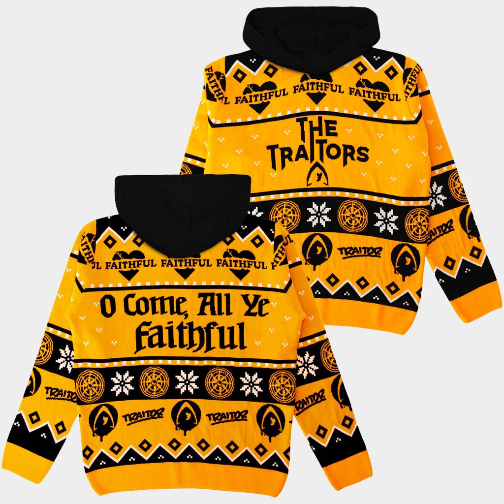 Traitors Merch The Traitors Christmas Hoodie O Come All Ye Faithful Hooded Sweatshirt Traitors Merch The Traitors Christmas Hoodie O Come All Ye Faithful Hooded Sweatshirt
