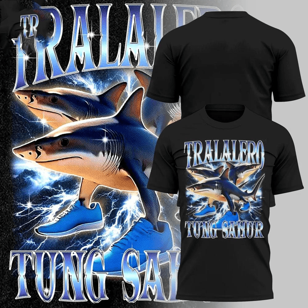 Tralalero Tung Sahur T-Shirt Funny Meme Shirt Gifts For Husband