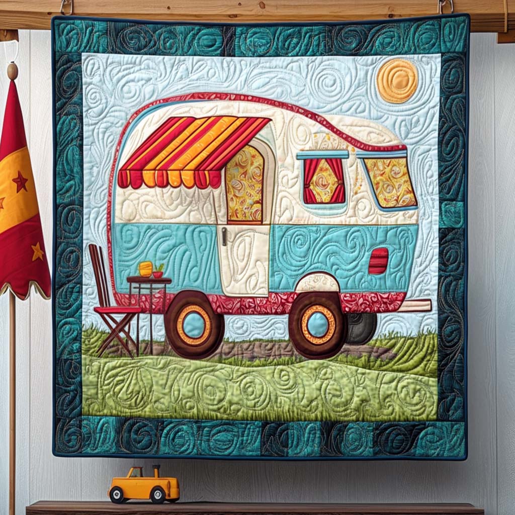 Tranquil Woods Quilted Blanket Best Camping Gifts