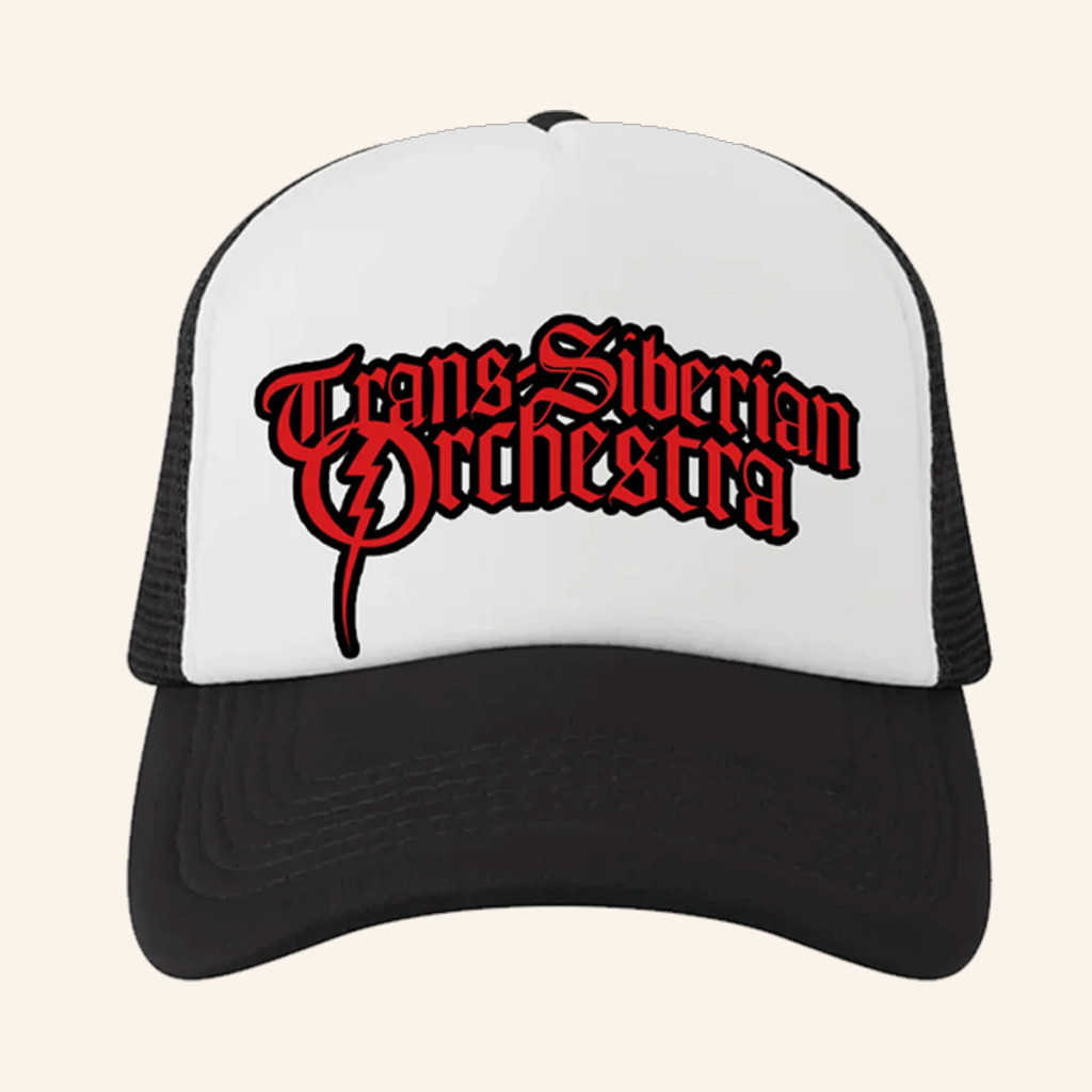 Trans Siberian Orchestra Merch TSO Logo Trucker Hat Gifts For Father