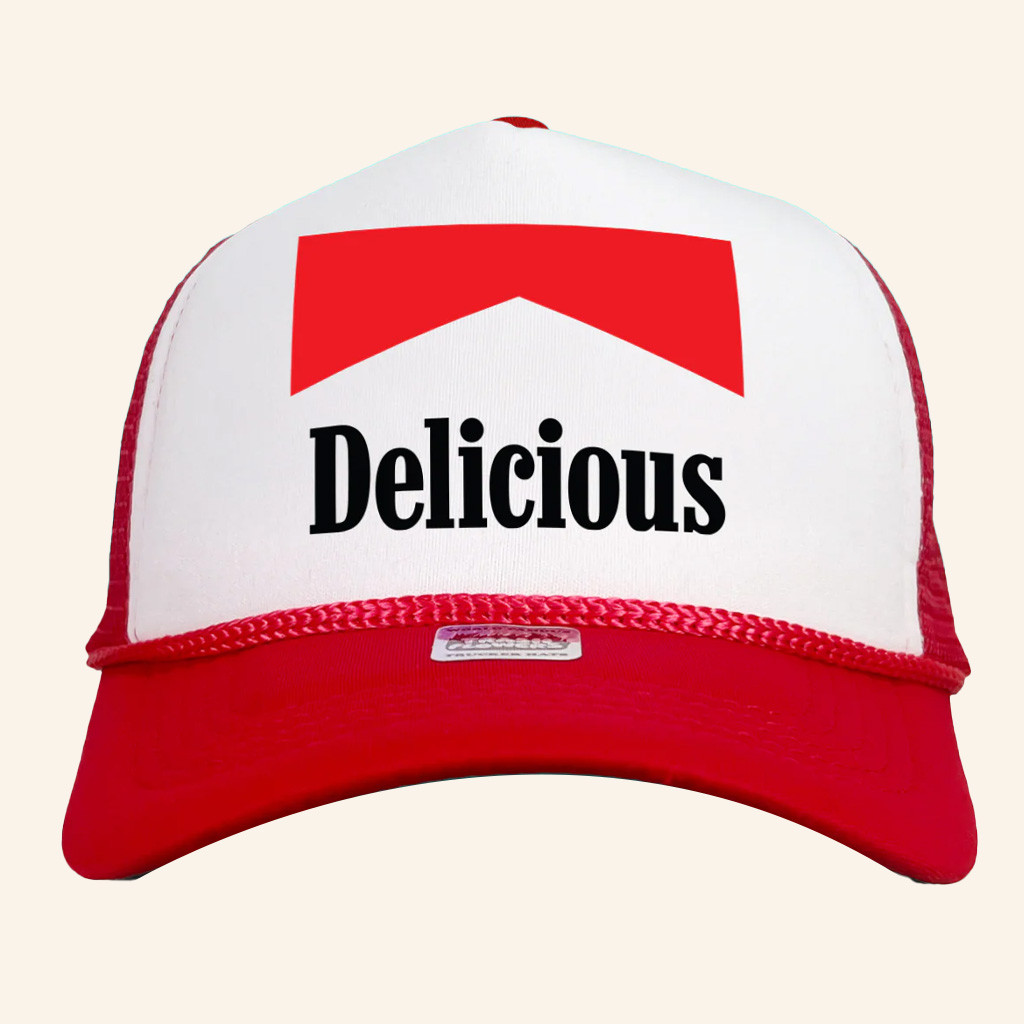 Trash Flower Merch Delicious Red Trucker Hat Christmas Gift Ideas For Boyfriend Trash Flower Merch Delicious Red Trucker Hat Christmas Gift Ideas For Boyfriend