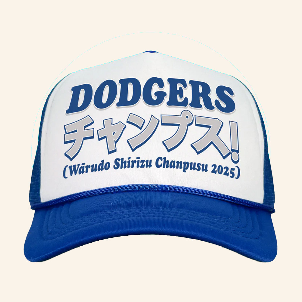 Trash Flower Merch Japanese Dodgers Trucker Hat Christmas Gift Ideas For Son Trash Flower Merch Japanese Dodgers Trucker Hat Christmas Gift Ideas For Son