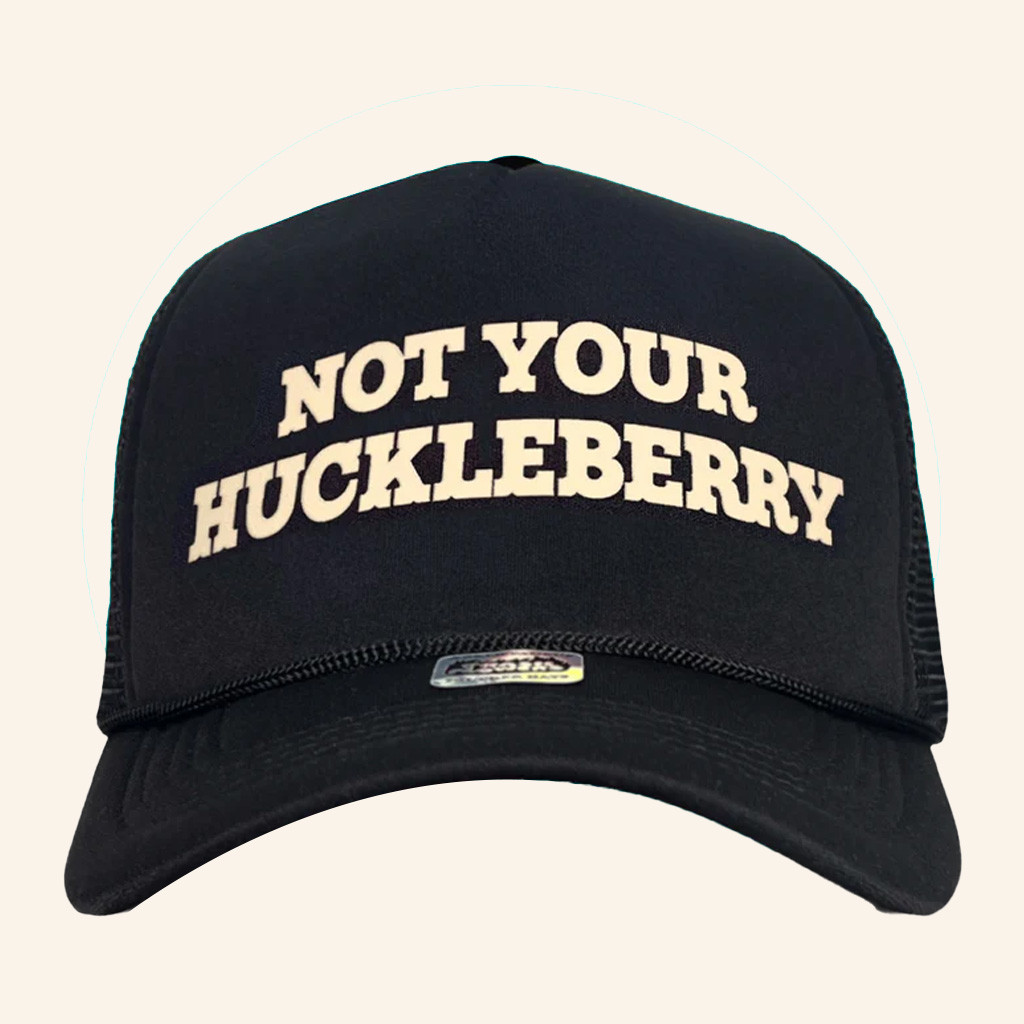 Trash Flower Merch Not Your Huckleberry Trucker Hat Xmas Presents For Him Trash Flower Merch Not Your Huckleberry Trucker Hat Xmas Presents For Him