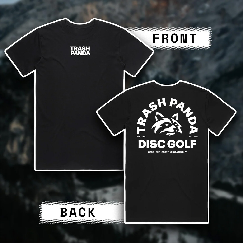 Trash Panda Disc Golf Merch The Horizon Black T-Shirt Gifts Ideas For Him