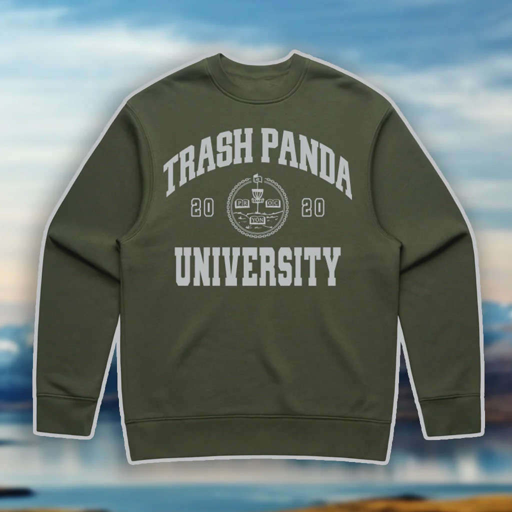 Trash Panda Disc Golf Merch Trash Panda University Sweatshirt Unique Gifts For Him Trash Panda Disc Golf Merch Trash Panda University Sweatshirt Unique Gifts For Him
