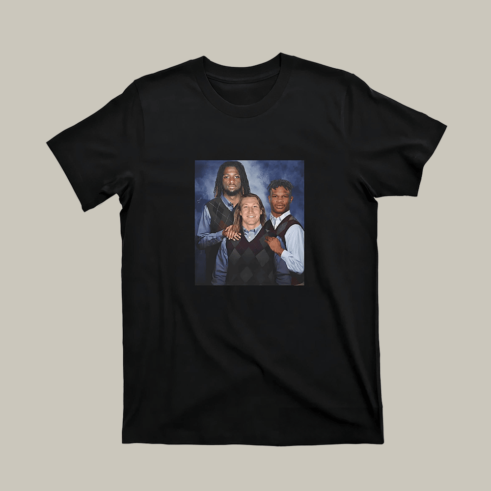 Travis Hunter Trevor Lawrence Brian Thomas Jr. Step Brothers T-Shirt Trendy Clothes Funny Gift