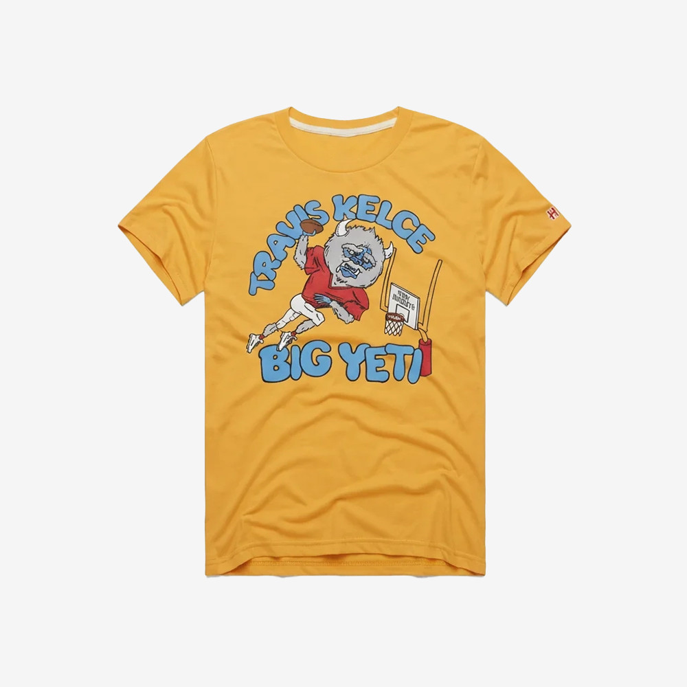 Travis Kelce Big Yeti New Heights T-Shirt New Heights Clothes Gift Ideas For Travis Kelce Lovers
