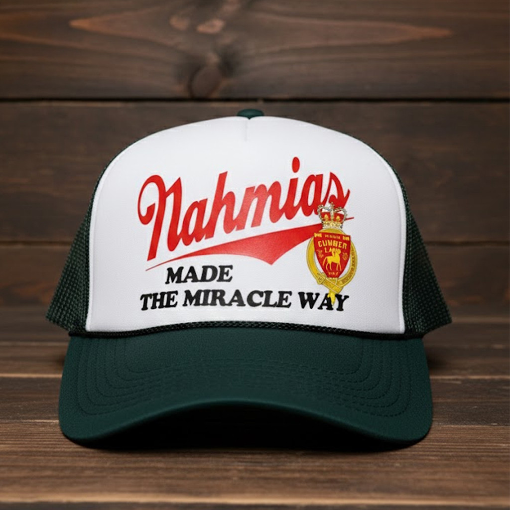 Travis Kelce Nahmias Made The Miracle Way Trucker Hat Gifts For Football Lovers