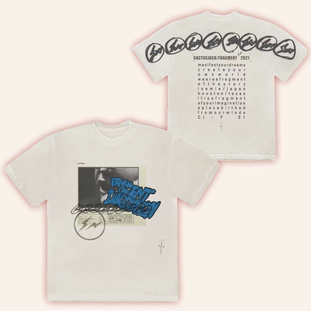 Travis Scott Cactus Jack For Fragment Manifest T-Shirt Cactus Jack Merch Fan Gifts Travis Scott Cactus Jack For Fragment Manifest T-Shirt Cactus Jack Merch Fan Gifts