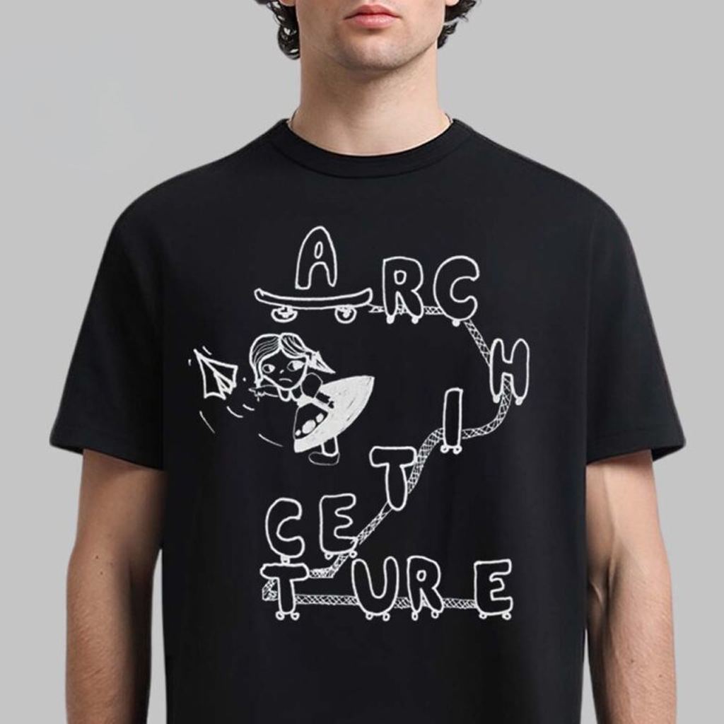 Travis Scott Cactus Jack X Virgil Abloh Arch Skate Rail T-Shirt Fan Merch Gifts For Brother Travis Scott Cactus Jack X Virgil Abloh Arch Skate Rail T-Shirt Fan Merch Gifts For Brother