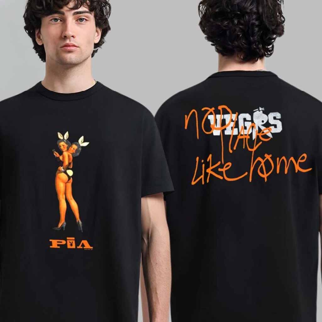 Travis Scott CJ X Playboy Vegas No Place Like Home T-Shirt Travis Scott Merch Fans Gifts Travis Scott CJ X Playboy Vegas No Place Like Home T-Shirt Travis Scott Merch Fans Gifts
