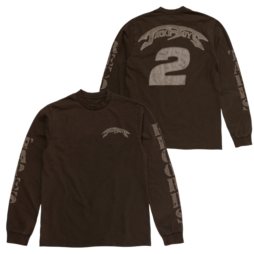 Travis Scott Jackboys 2 Merch Sweatshirt Brown Apparel Best Gifts For Fans
