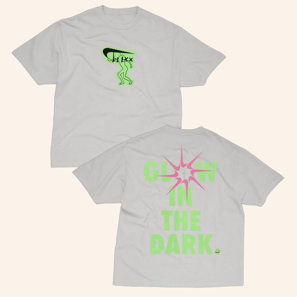 Travis Scott Merch Glow In The Dark T-Shirt Gifts For Rapper Fans Travis Scott Merch Glow In The Dark T-Shirt Gifts For Rapper Fans