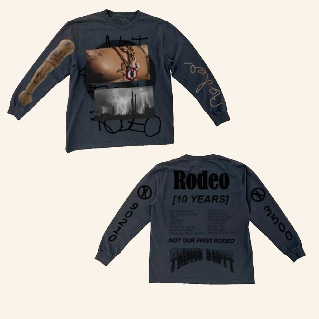 Travis Scott Merch Rodeo 10 Years Long Sleeve Shirt Unique Gifts For Music Lovers Travis Scott Merch Rodeo 10 Years Long Sleeve Shirt Unique Gifts For Music Lovers