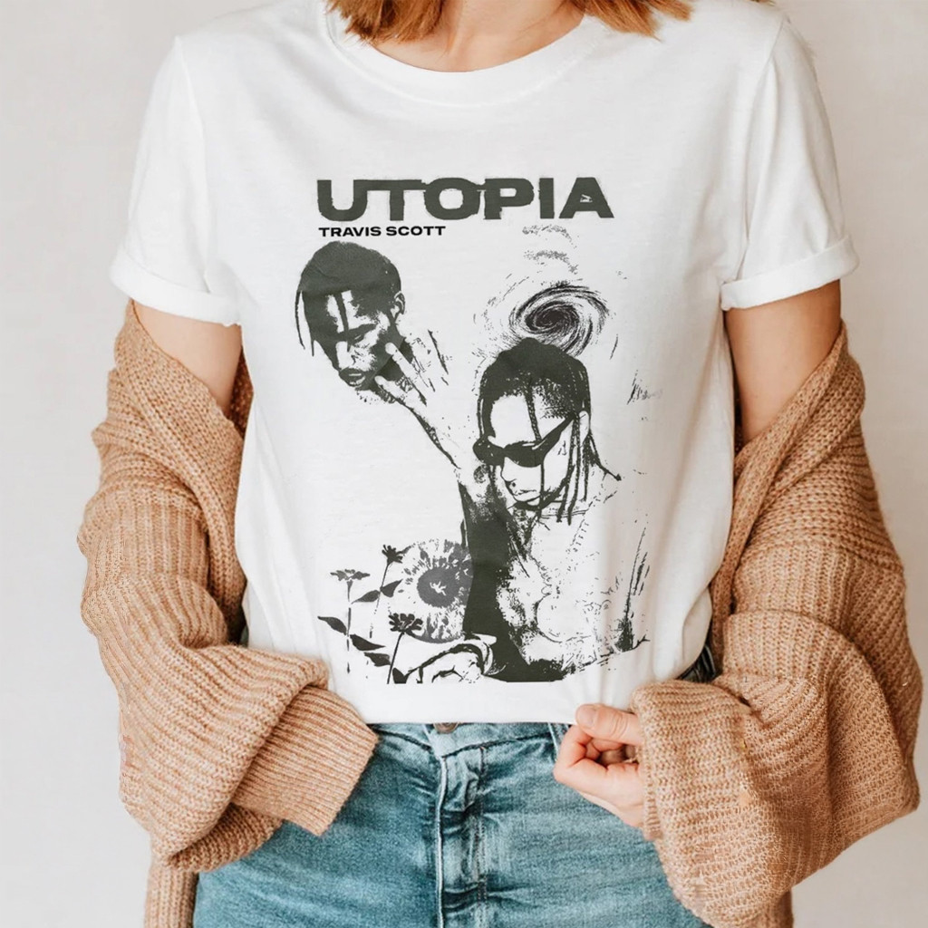 Travis Scott UTOPIA Classic Shirt Travis Scott Merch Gifts For Rapper Fans Travis Scott UTOPIA Classic Shirt Travis Scott Merch Gifts For Rapper Fans