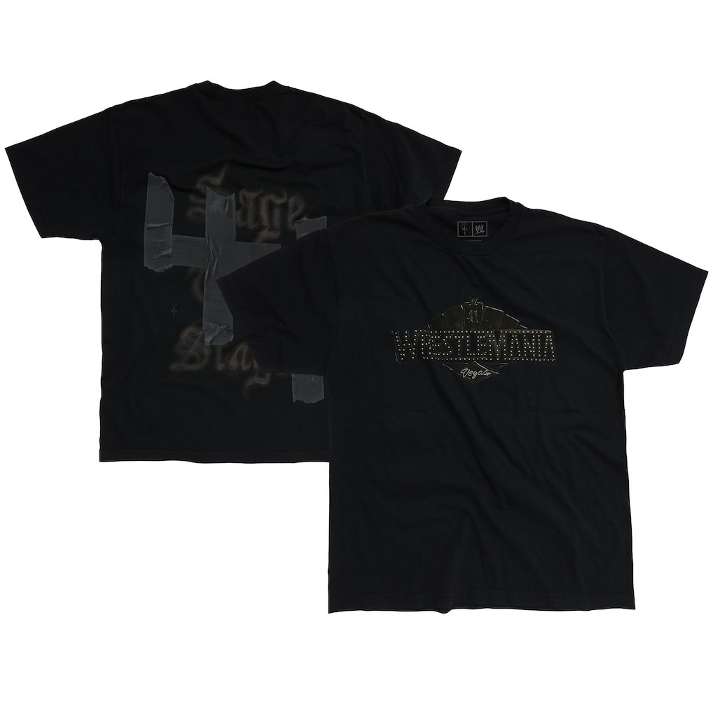 Travis Scott WWE Cactus Jack Merch Shirt CJ X WWE WrestleMania 41 T-Shirt Fan Gifts