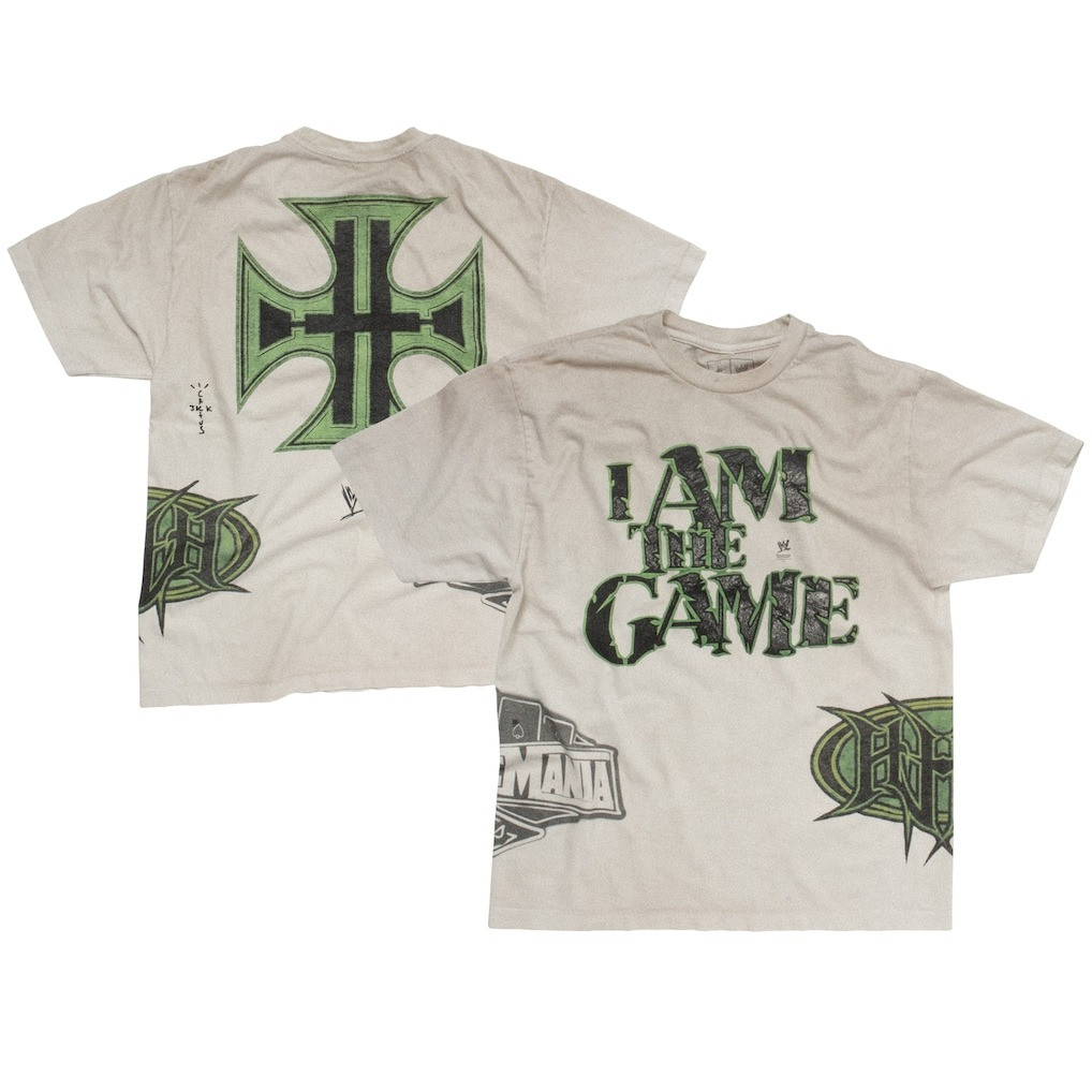 Travis Scott WWE Cactus Jack Merch Shirt Wrestlemania Merch CJ X WWE The Game Triple H