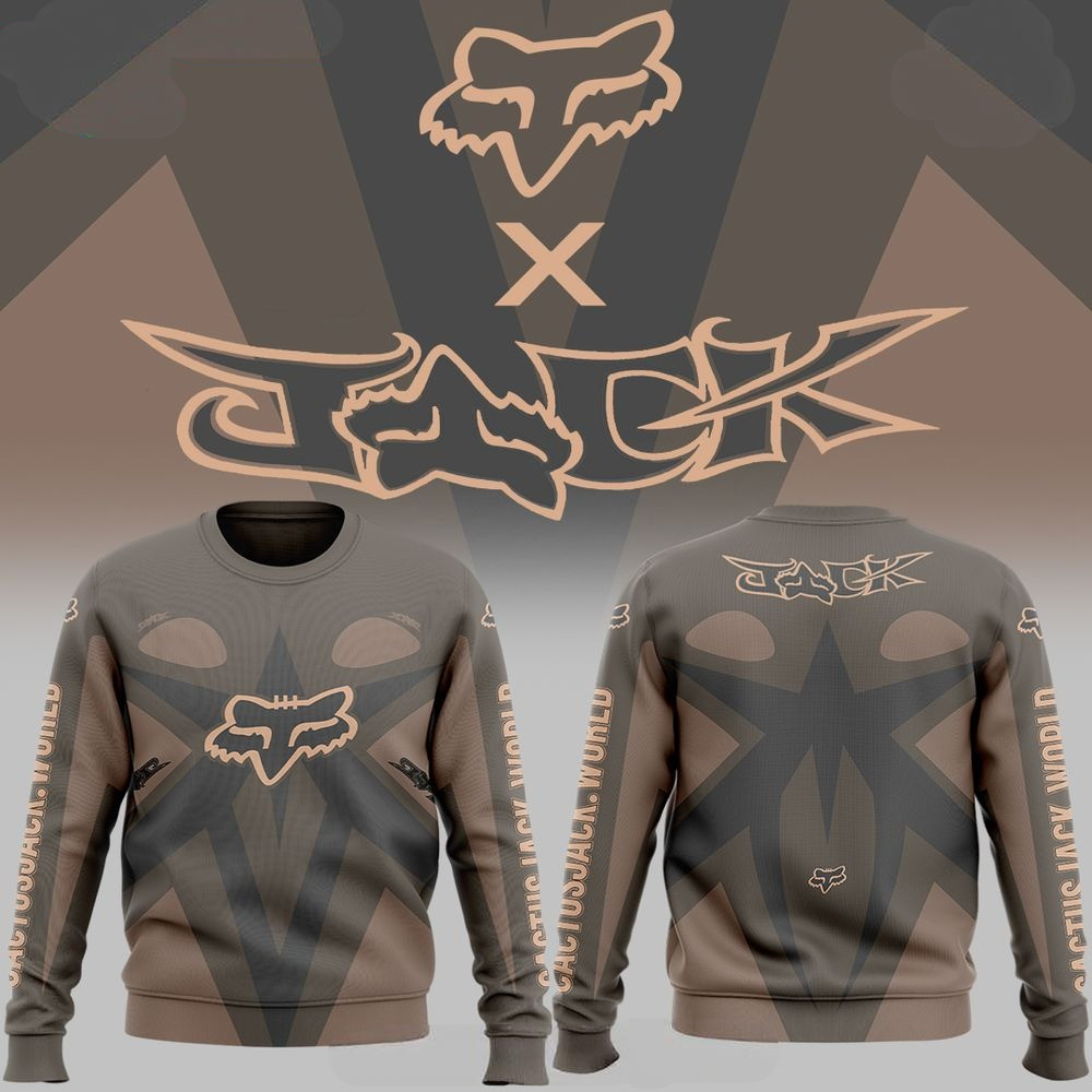 Travis Scott x Fox Racing Limited Edition Sweatshirt Best Gifts For Music Lovers