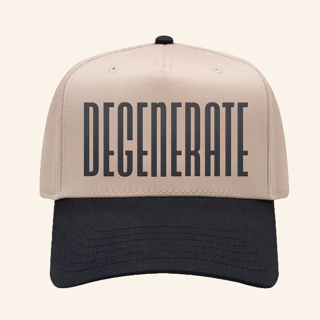 Treaty Oak Revival Merch Embroidered Degenerate Hat Xmas Gifts For Husband