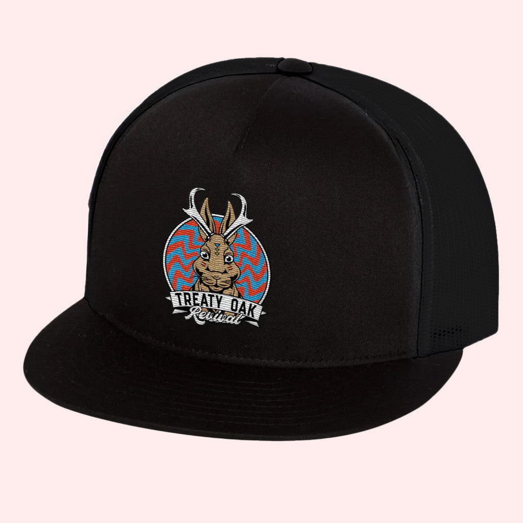Treaty Oak Revival Merch Jackalope Snapback Hat Gifts For Dad
