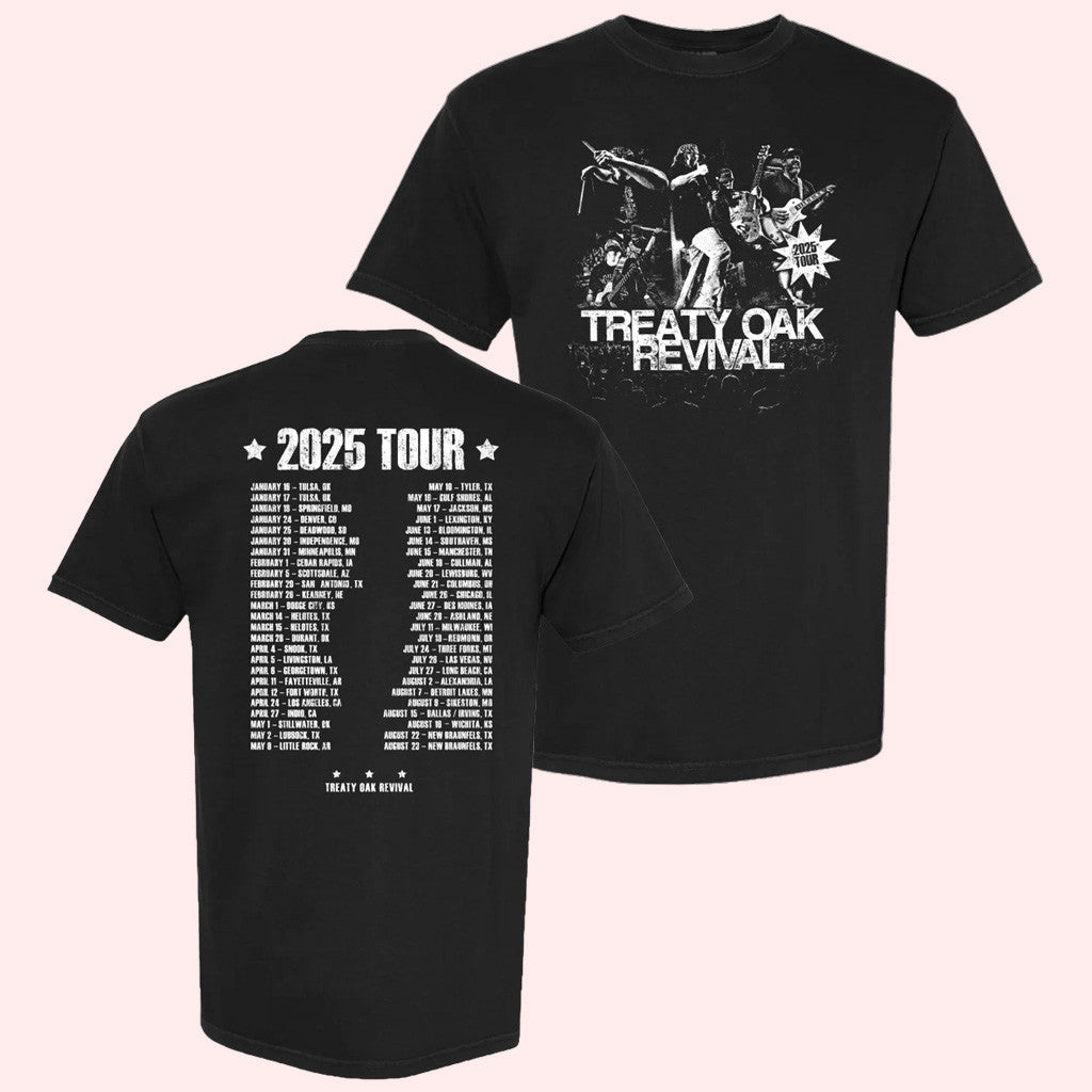 Treaty Oak Revival Merch Treaty Oak Revival 2025 Tour T-Shirt Gifts For Fans