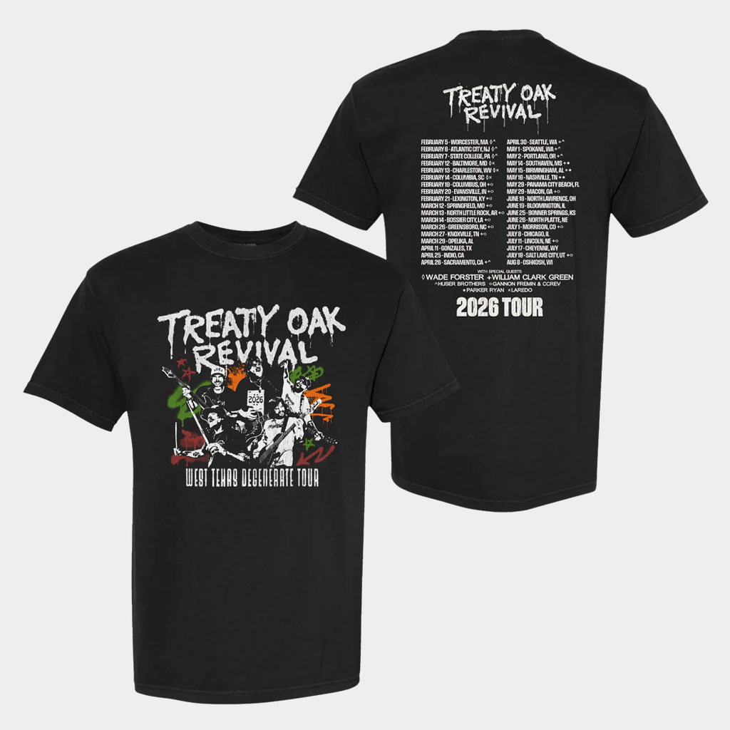 Treaty Oak Revival Merch Treaty Oak Revival 2026 Tour T-Shirt Gifts For Rock Lovers