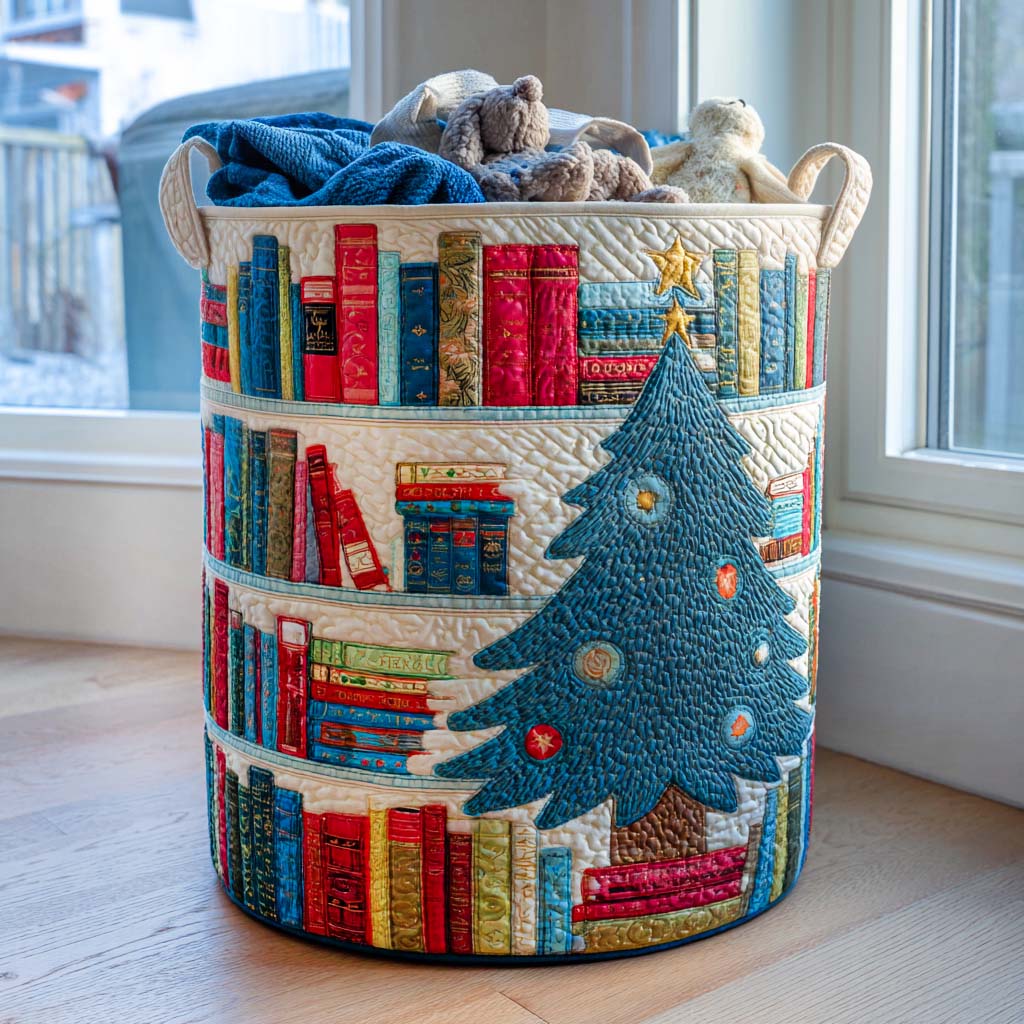 Tree And Tales Quilted Laundry Basket Thoughtful Housewarming Gift