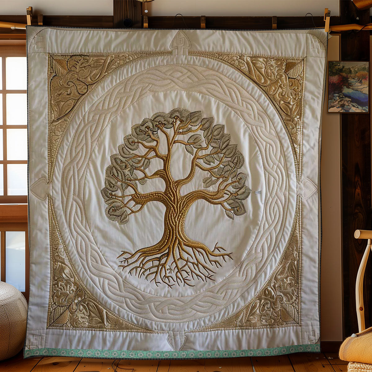 Tree Of Life Eternal Comforter Quilt Blanket Queen Size Blanket Meaningful Gifts For Parents
