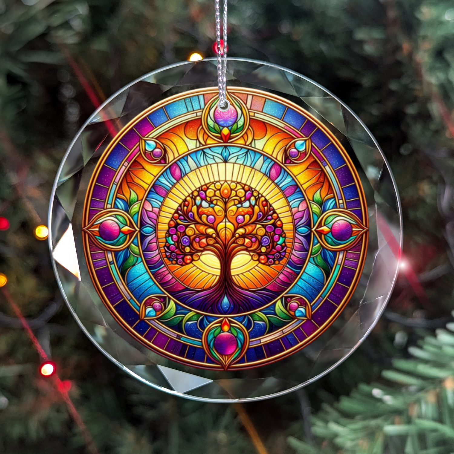 Tree Of Life Glass Ornament Best Gift Idea For Nature Lovers Tree Lovers