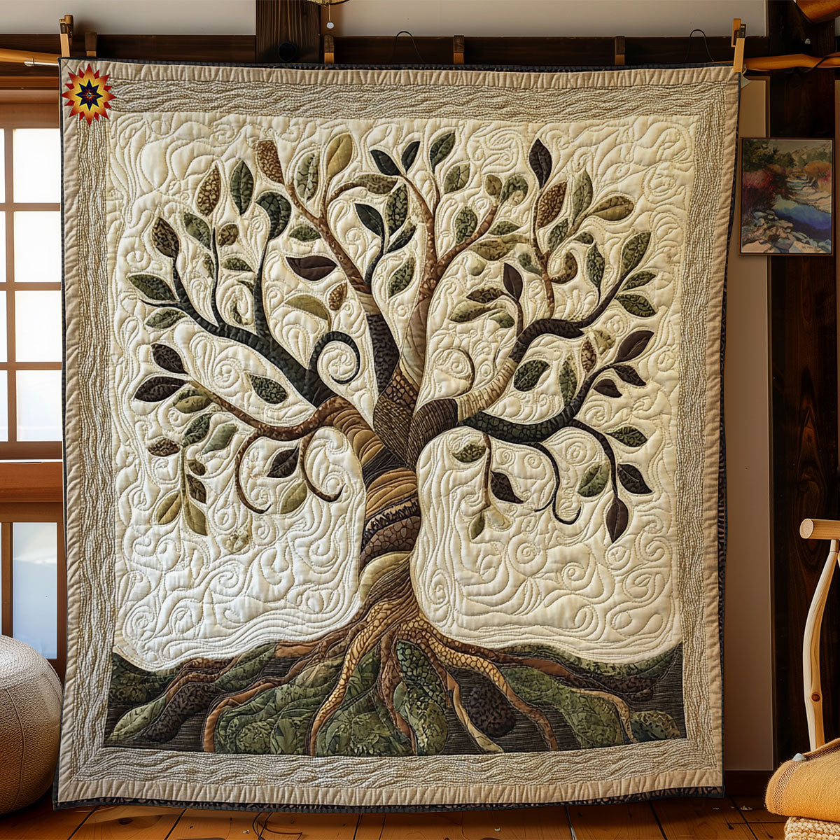 Tree Of Life Quilt Blanket Sofa Throws Holiday Gifts For Grandma