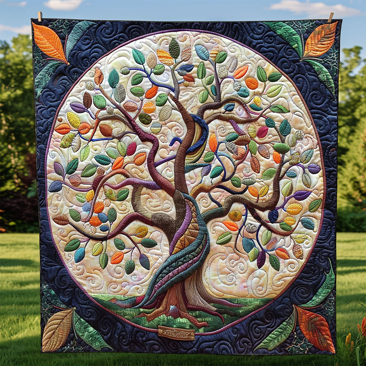 Tree Of Life Quilt Blanket Soft Throw Blanket Gifts For Father's Day From Wife