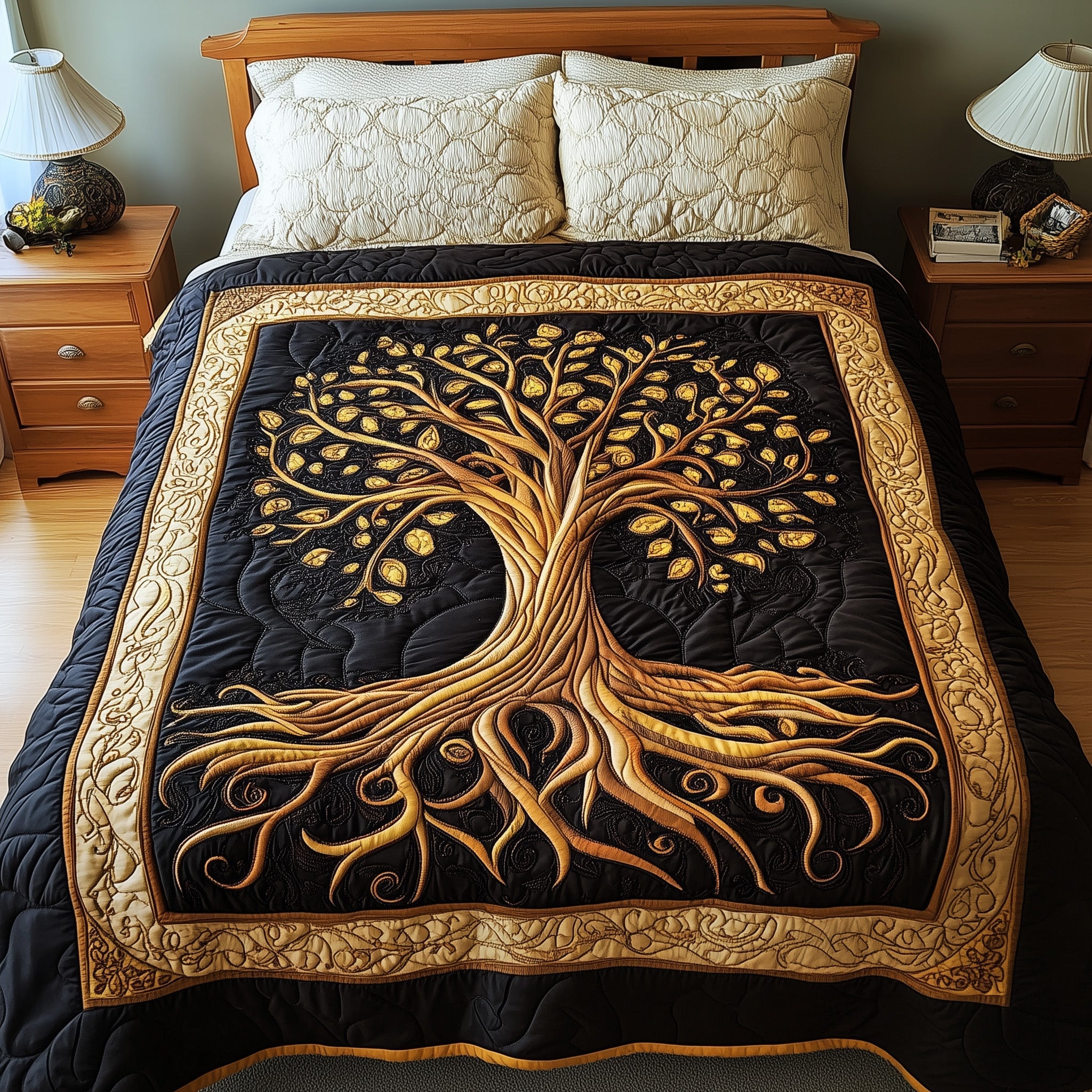 Tree Of Life Quilted Blanket Nice Throw BlanketTree Of Life Themed Gifts