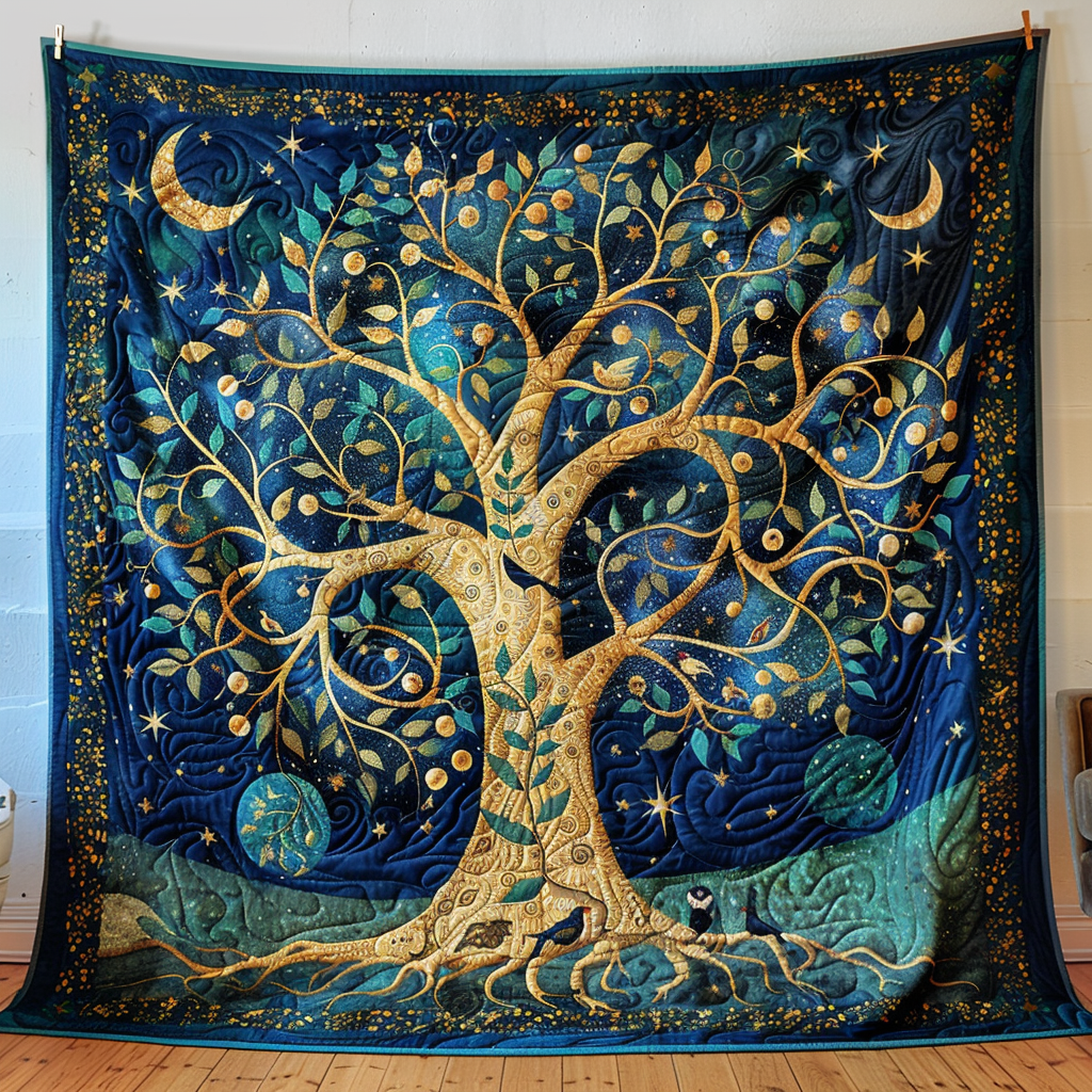Tree of Life Quilted Blanket Tree Of Life Gifts For Her