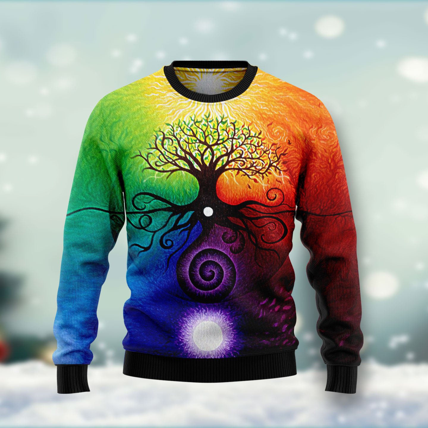 Tree Of Life Ugly Christmas Sweater Nature Themed Christmas Gifts For Men