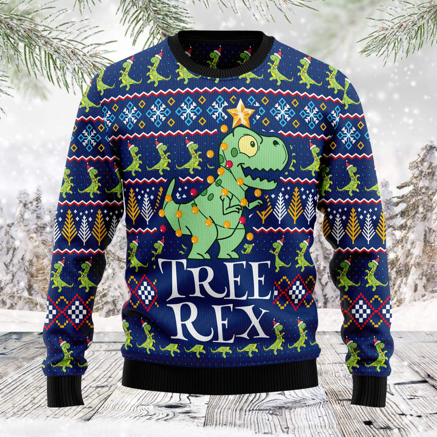 Tree Rex Ugly Christmas Sweater Xmas Outfits Christmas Gifts For Dinosaur Lovers