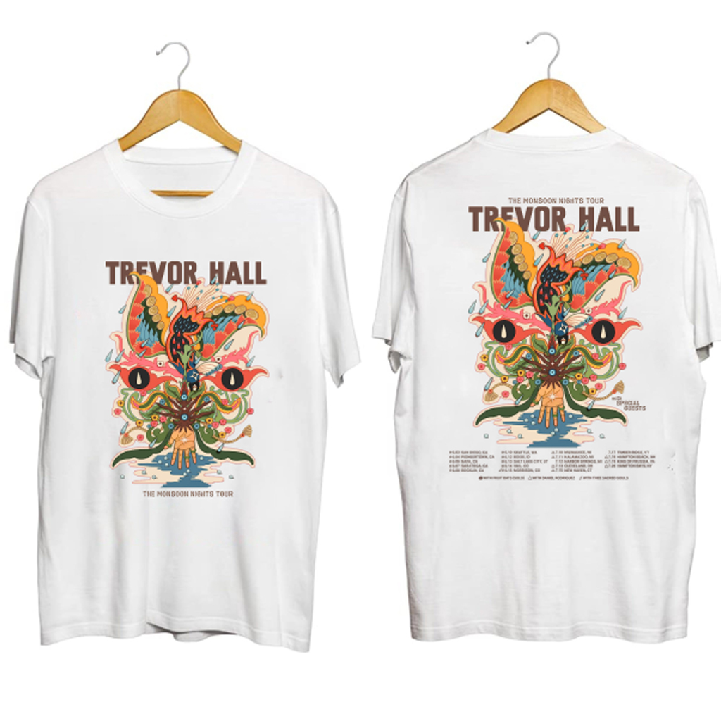 Trevor Hall Monsoon Nights Tour Shirt Fan Merch Best Gifts For Brother
