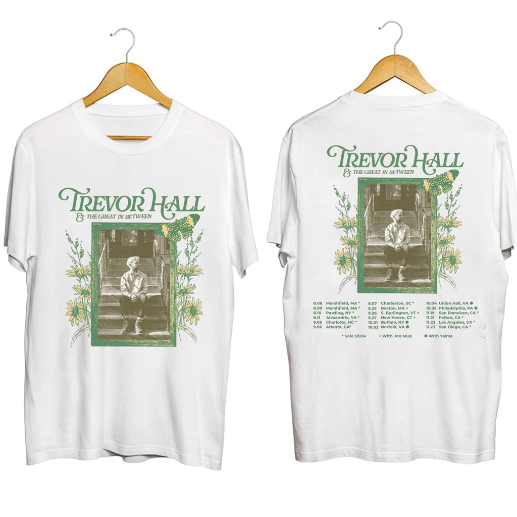 Trevor Hall Tour 2024 Shirt Trevor Hall Merch Birthday Gifts For Music Lovers
