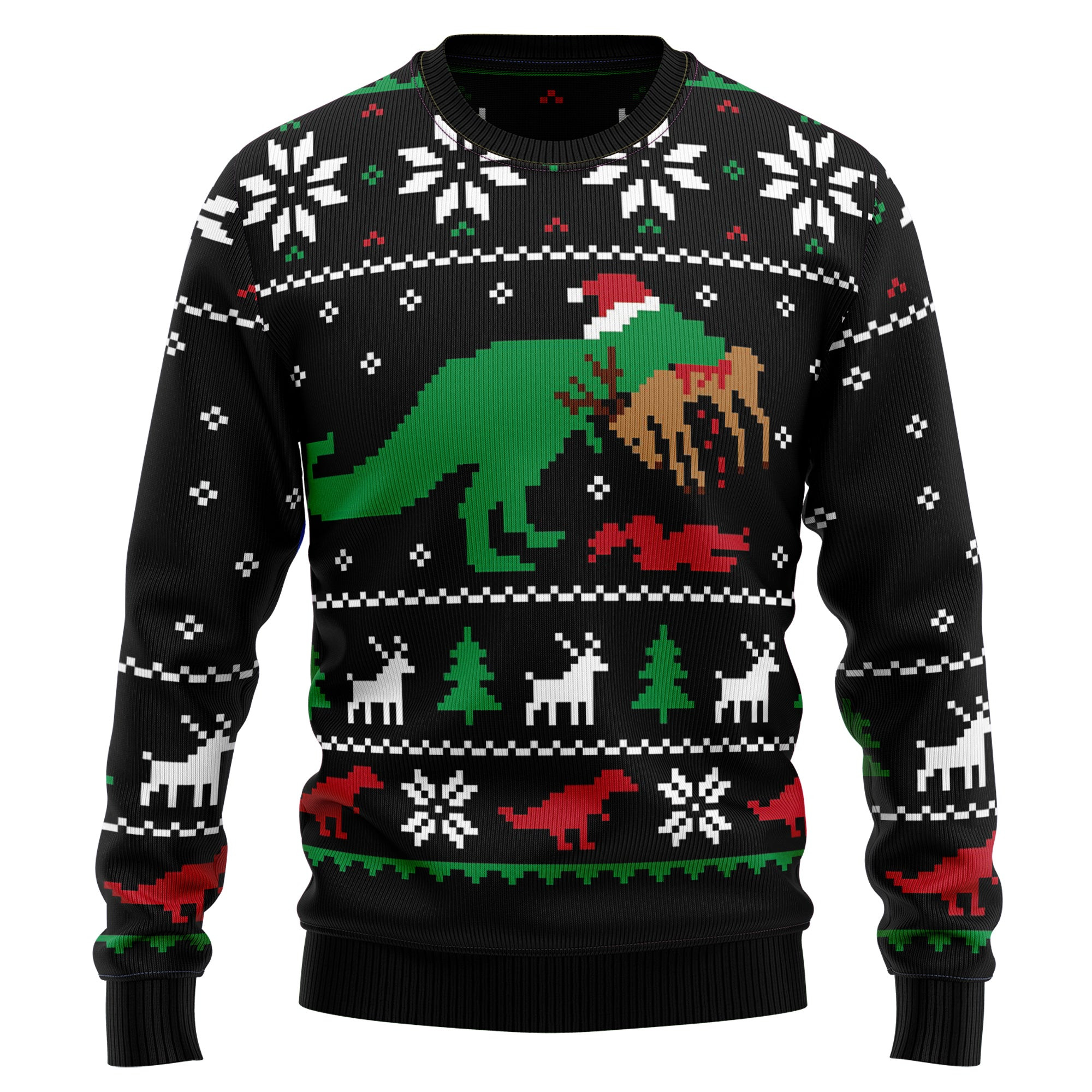 TRex Ugly Christmas Sweater