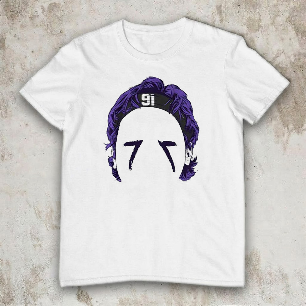 Trey Hendrickson 91 Baltimore Ravens Hoodie NFL Football Silhouette Art Fan Gear Best Gift For Fans