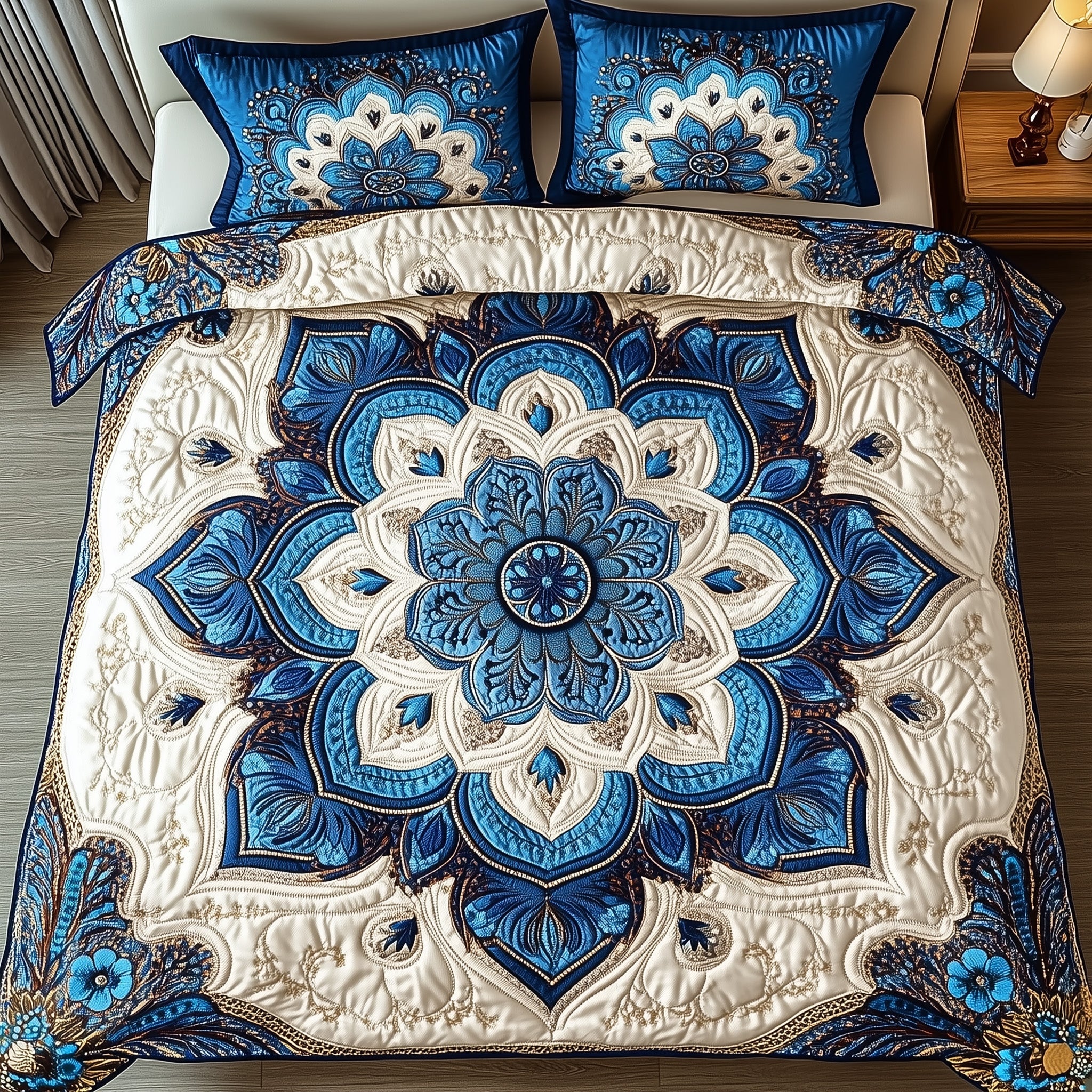 Tribal Charm Quilted Bedding Set Duvet Cover Merchandise Meaningful Presents
