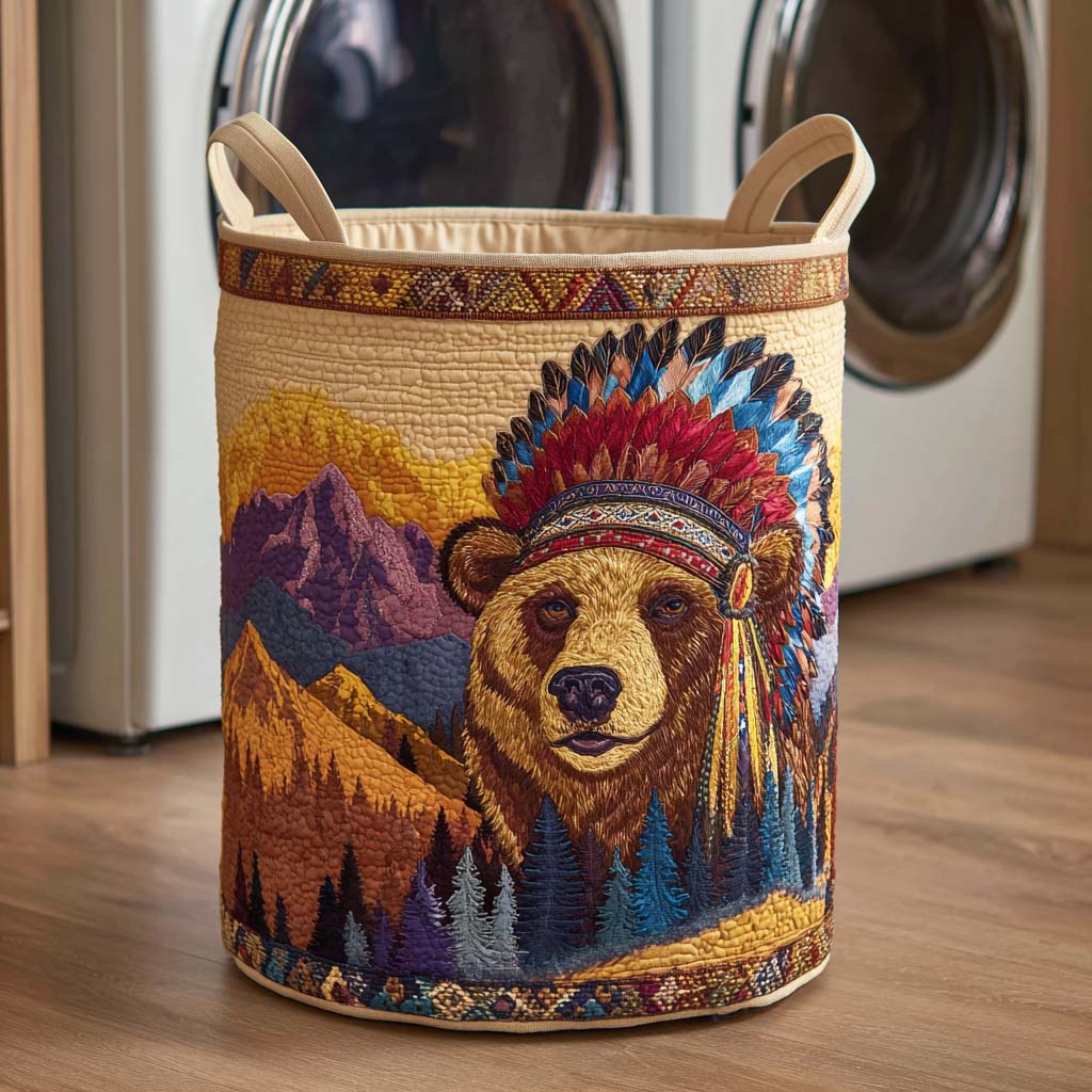 Tribal Claw Quilted Laundry Basket Thoughtful Housewarming Gift