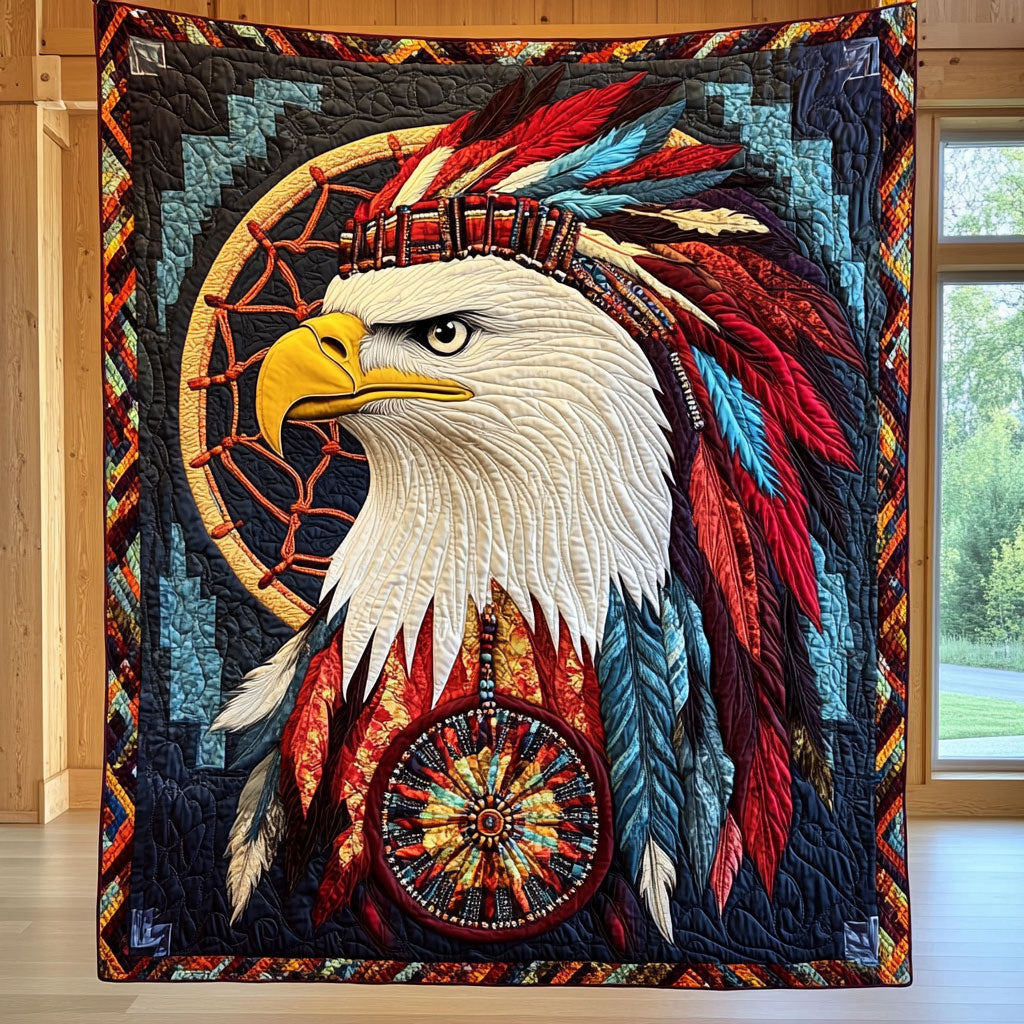 Tribal Flight Quilt Trendy Quilt Blanket Gift for Modern Home