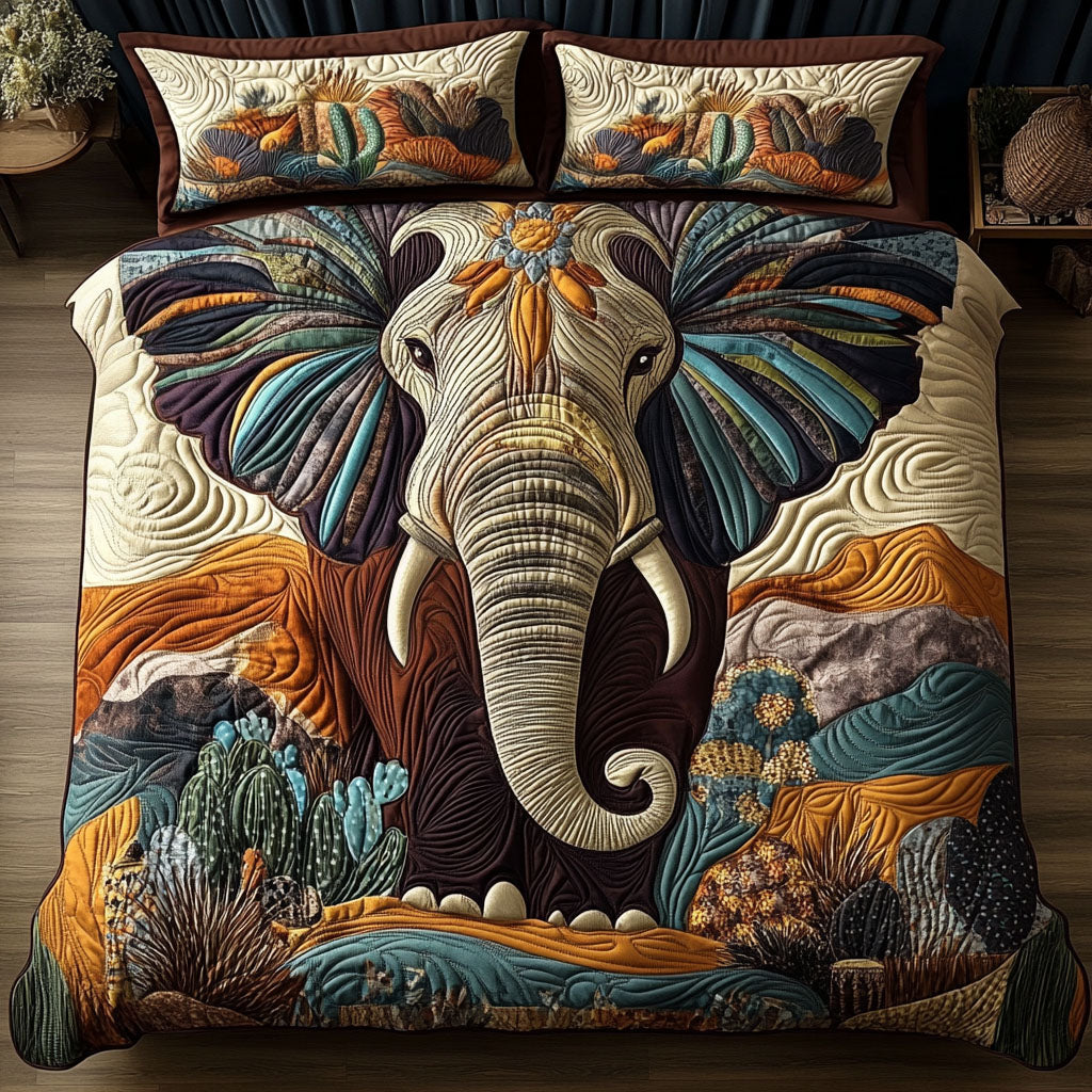 Tribal Journey Quilted Bedding Set Cozy Bedroom Decor Native American Pride Gifts