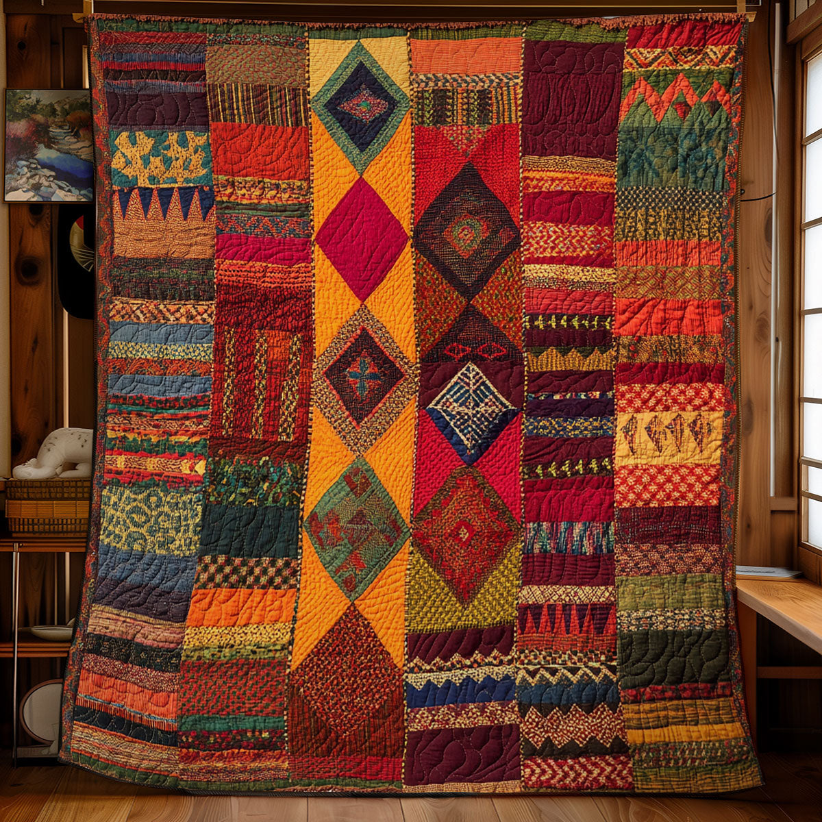 Tribal Patchwork Quilt Blanket Sofa Throws Christmas Sister In Law Gifts