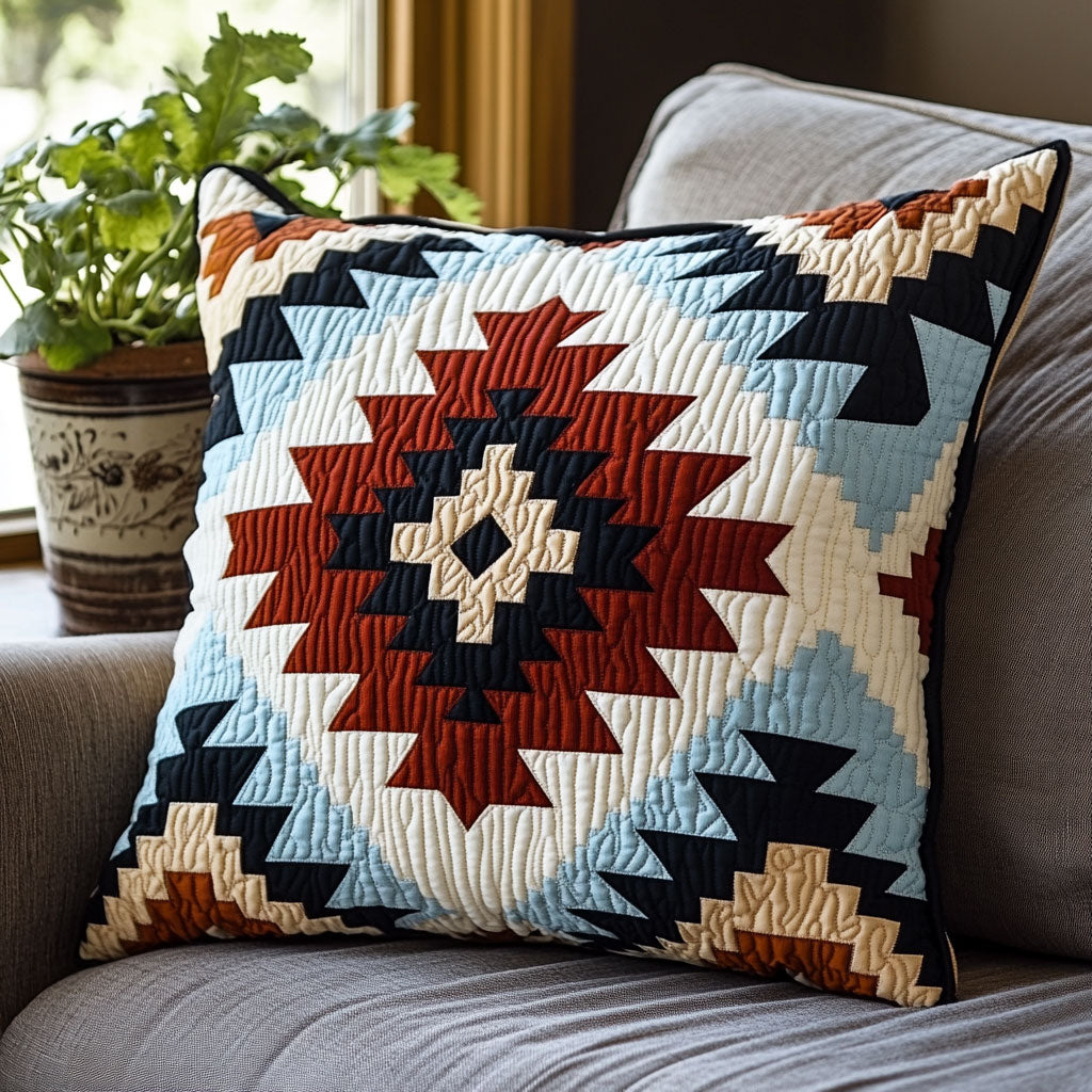 Tribal Spirit Quilt Pillow Case Comfy Pillow Case That Adds Style to Your Bedding
