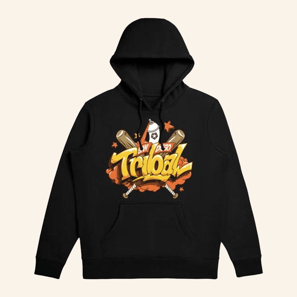 Tribal Streetwear Merch Duro Blast Black Men's Hoodie Gifts For Him Tribal Streetwear Merch Duro Blast Black Men's Hoodie Gifts For Him