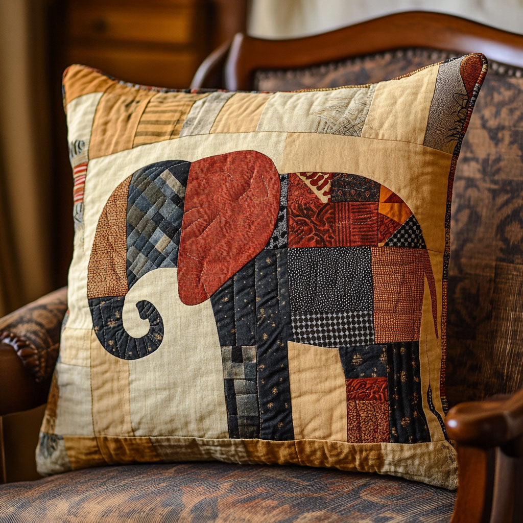 Tribal Strength Quilted Pillow Case Home Decor Pillow Covers Elephant Presents For Women