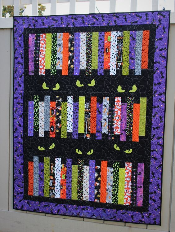 Trick or Treat Quilted Blanket Halloween Gifts For Teens