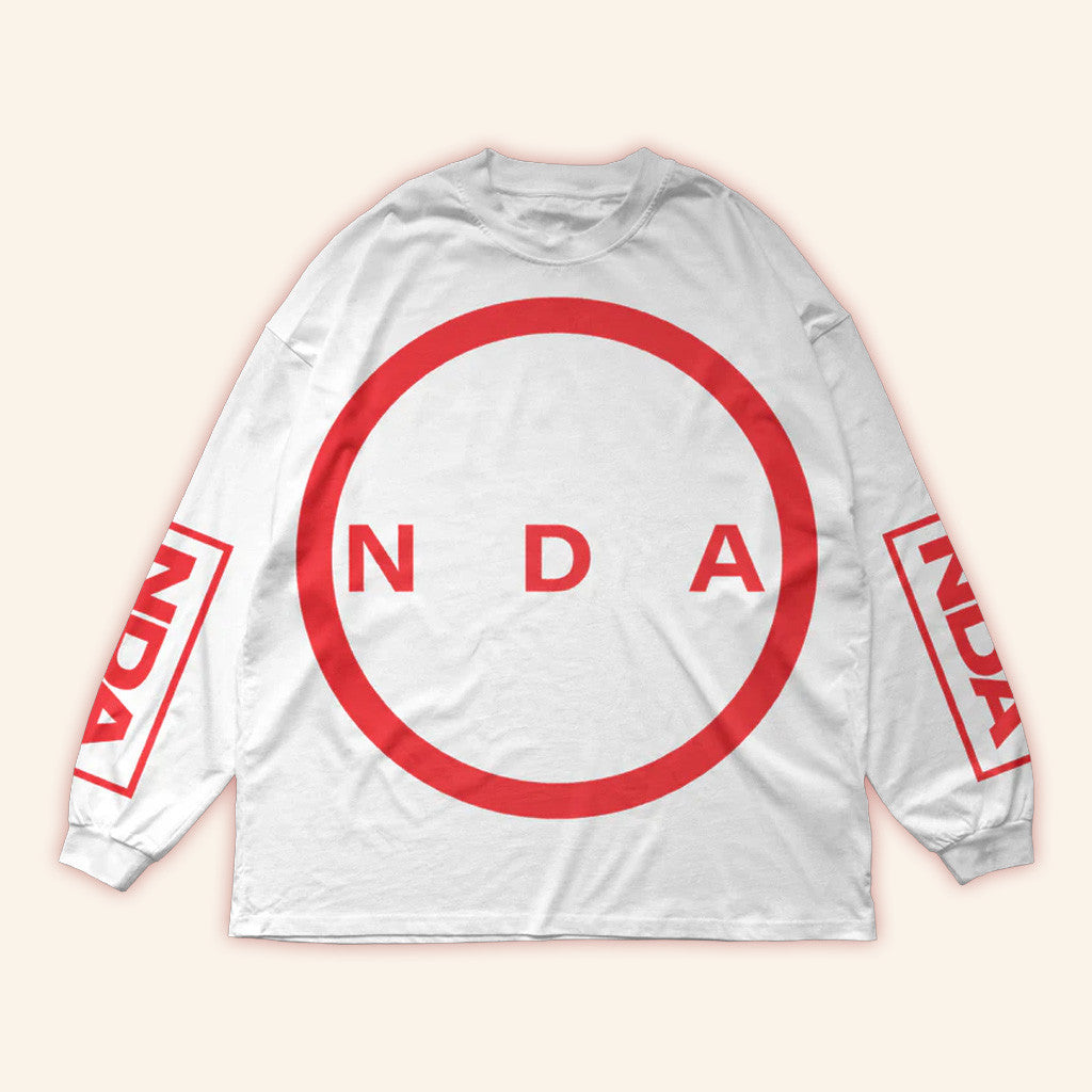 Trippie Redd Merch NDA Circle Long Sleeve T-Shirt White Birthday Gift For Friends Trippie Redd Merch NDA Circle Long Sleeve T-Shirt White Birthday Gift For Friends